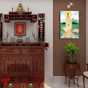 Tranh phật giáo dược sư lưu ly quang vương phật